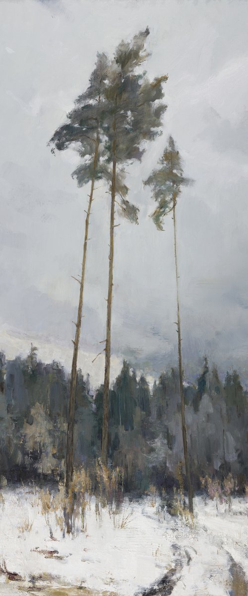Three Pines (Three sisters) by Irina Zelenina
