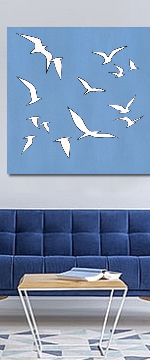 Blue Sky #14 by Marina Krylova