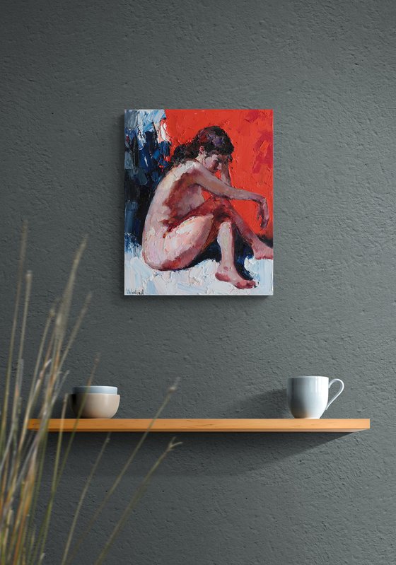 Seated Woman in Stillness
