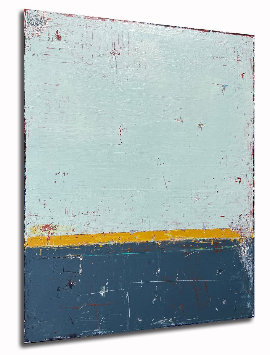 The Old Yellow Stripe (36x48in) by Robert Tillberg
