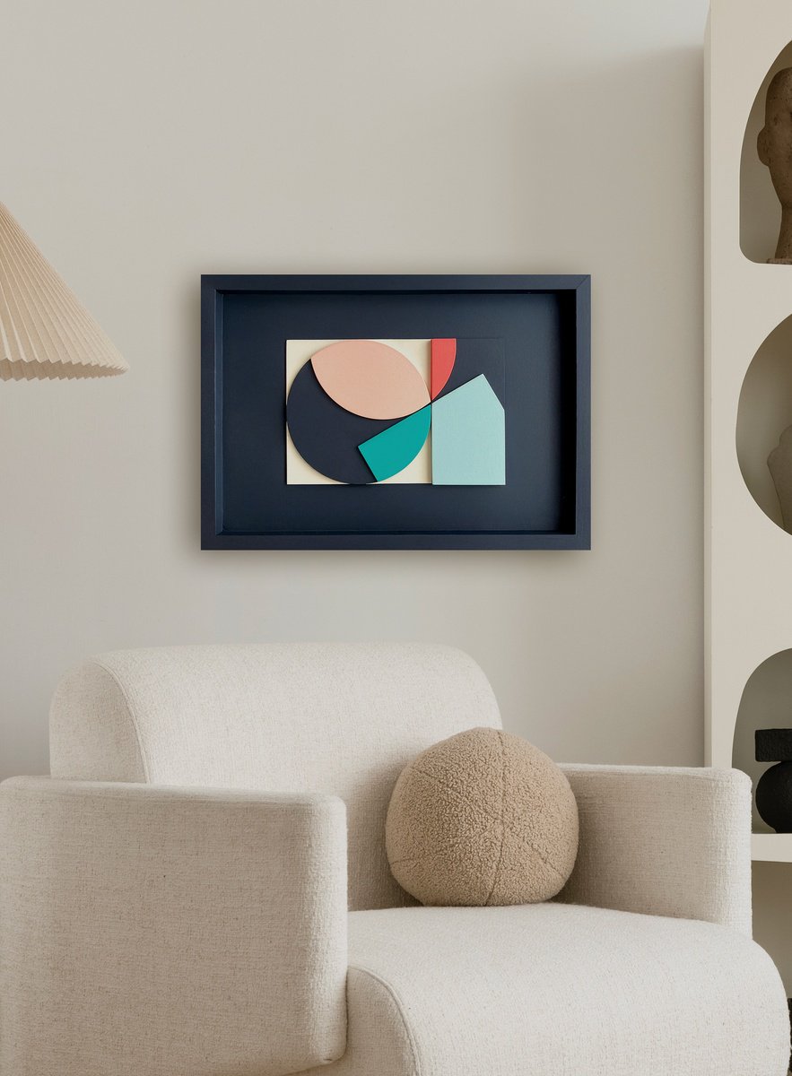 Geometric Relief , Entangled By Liam Roberts, 16 X 12, Artwork For Sale On Artfinder