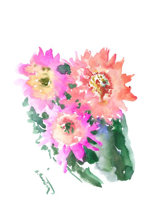 Blooming Cactus by Suren Nersisyan