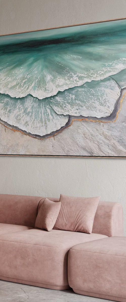 Endless Sea texture 90x180 by Marie Antuanelle