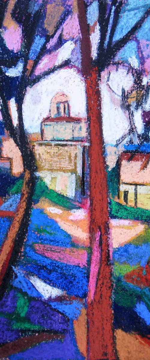 Motif from Malta / 19.5 x 18.5 cm by Maja Đokić Mihajlović