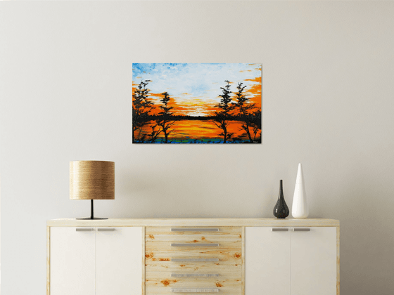 Sunset in the country 1