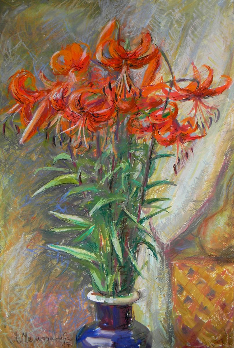 Lilies by Liudmyla Chemodanova