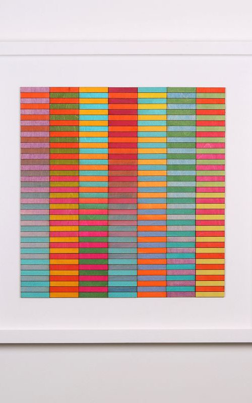 Seven Panel Colour Study by Amelia Coward