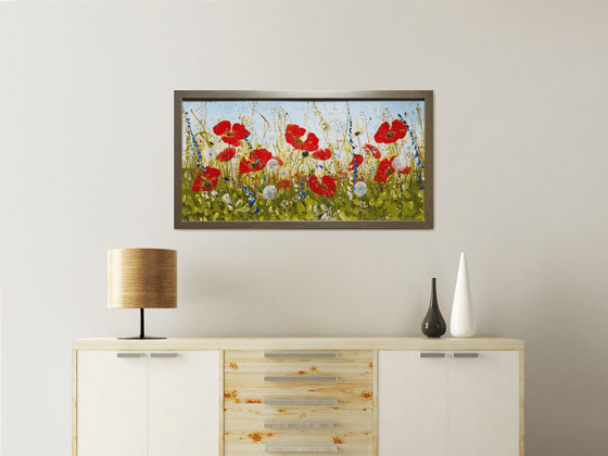 Joyous Poppy Landscape