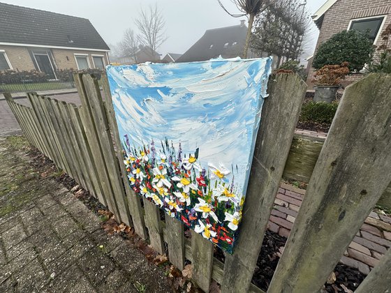 Wild Flowers deep impasto