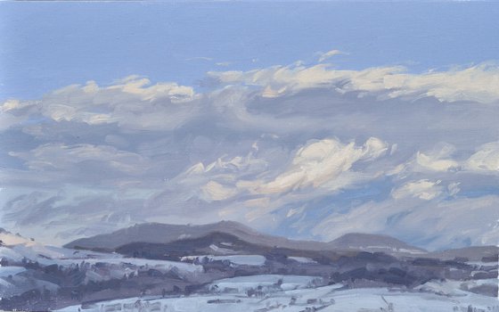 January 20, snow and sunrise