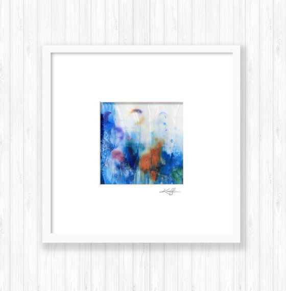 Song Of The Journey Collection 11 - 3 Abstract Paintings in mats by Kathy Morton Stanion