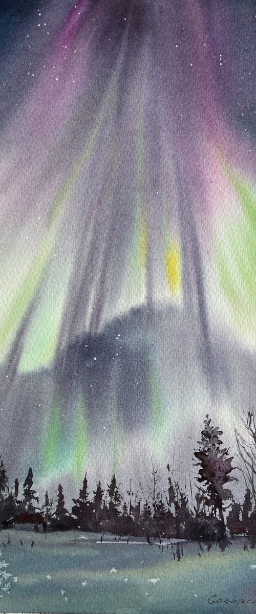 Northern lights #25 by Eugenia Gorbacheva