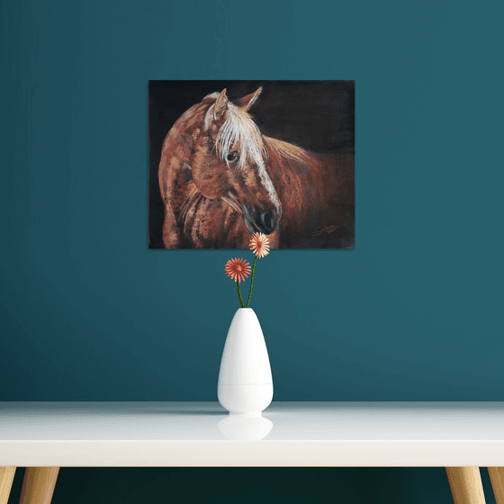 Horse... Portrait II /  ORIGINAL PAINTING