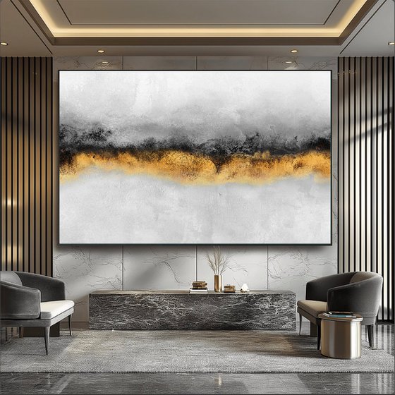 Minimalist Gold Abstract