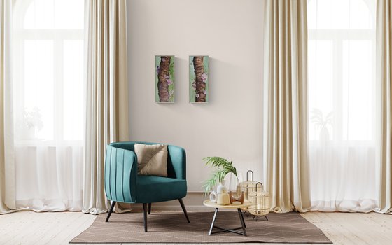 Green Renaissance I & II (Diptych)