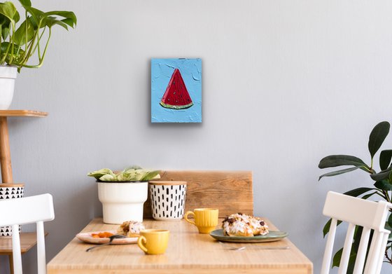 Watermelon slice (blue)