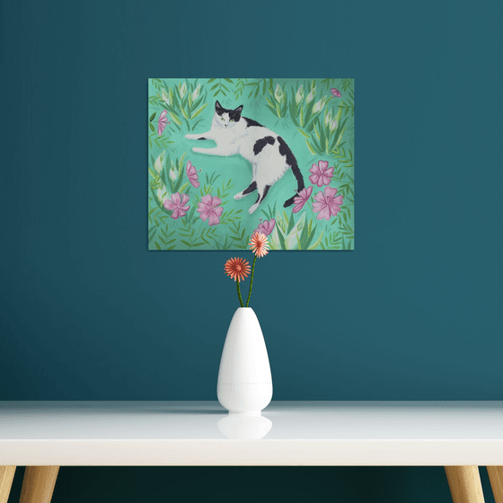 Cat in the Garden