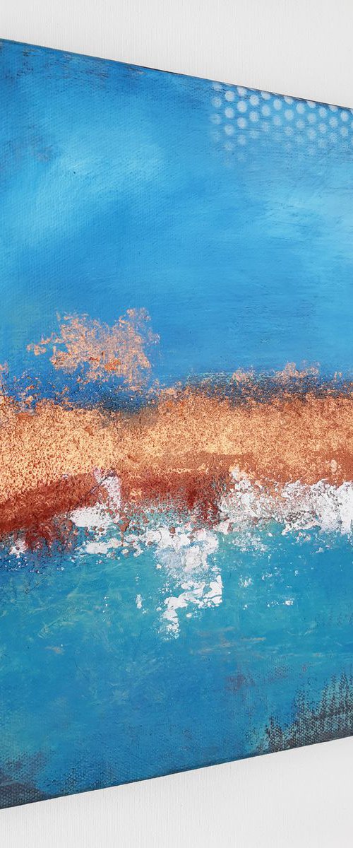 2 days by the sea – small abstract seascape by Stefanie Rogge