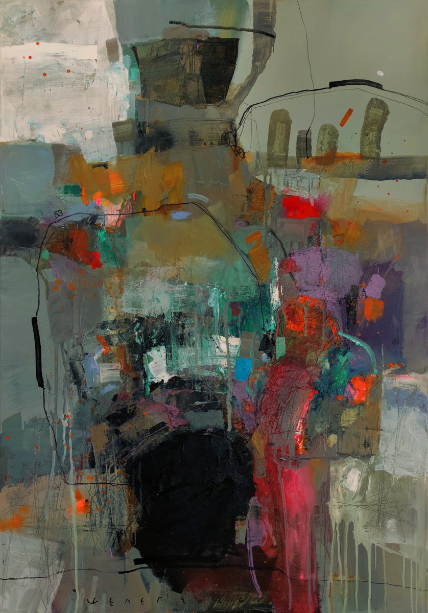 Color Therapy N 14 By Victor Sheleg, 28 X 39, Artwork For Sale On Artfinder