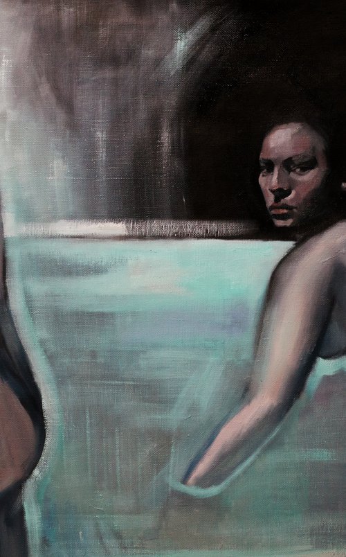 Two in the pool by Anastasia Korsakova