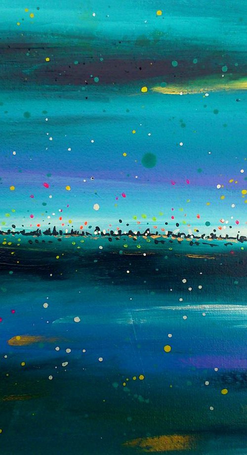 Blue Mirage City by Maria Luisa  Azzini