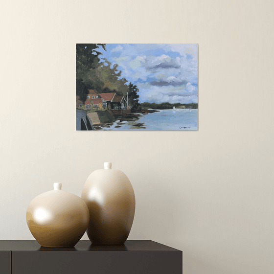 Pin Mill oil painting