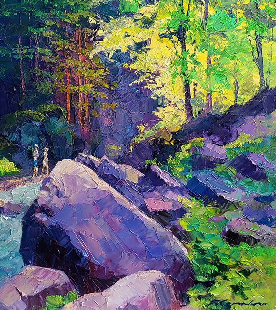 Mountain gorge