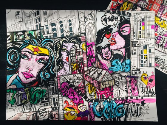 Pop Art Graffiti. New York