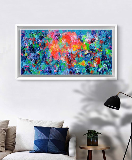 Palette 6 - Large Colorful Abstract Painting