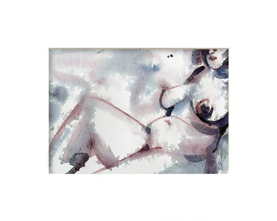 Watercolor Nude 5