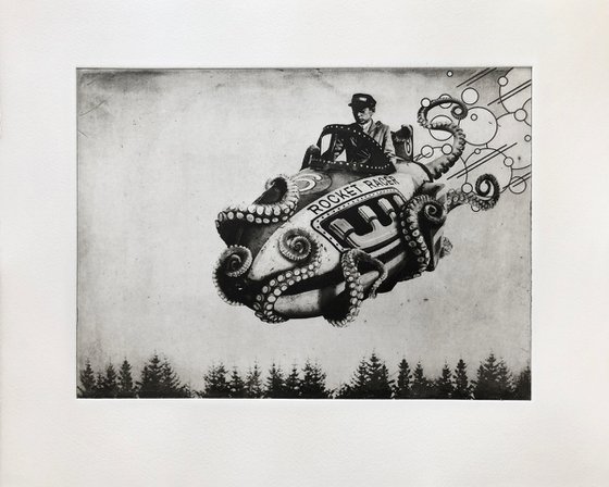 Exterior No.15: The Boy and The Rocket Racer