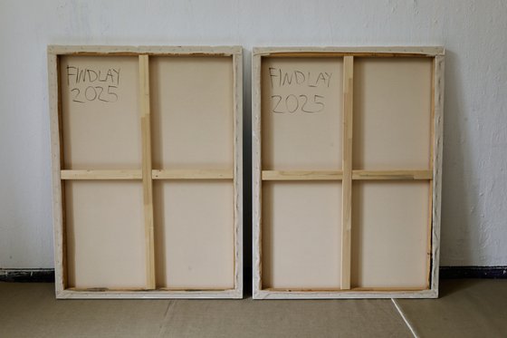 Squares / Yellow Purple