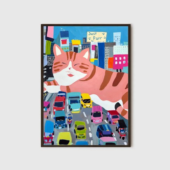 The Day Bangkok Stopped for a Giant Cat