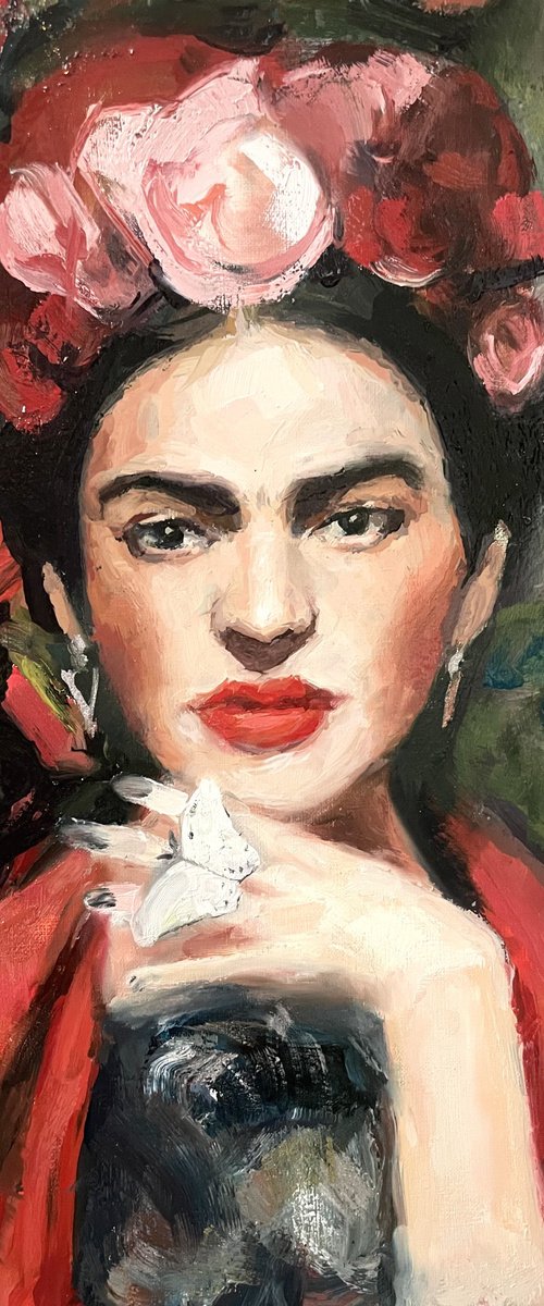 Frida Kahlo portrait by Andres Portillo