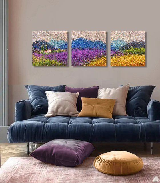 Eternal Summer Horizon - triptych