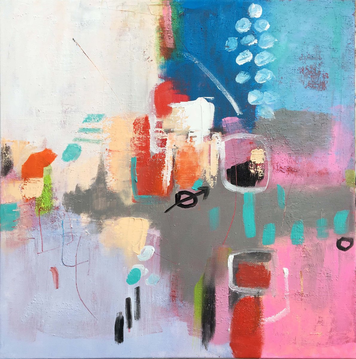 Abstract 020 By Jianzhe Chon, 20 X 20, Artwork For Sale On Artfinder