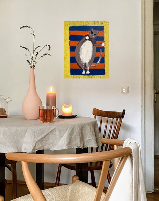 Cat Original Painting