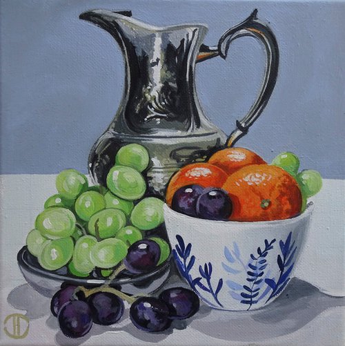 Still Life With Mixed Fruit by Joseph Lynch