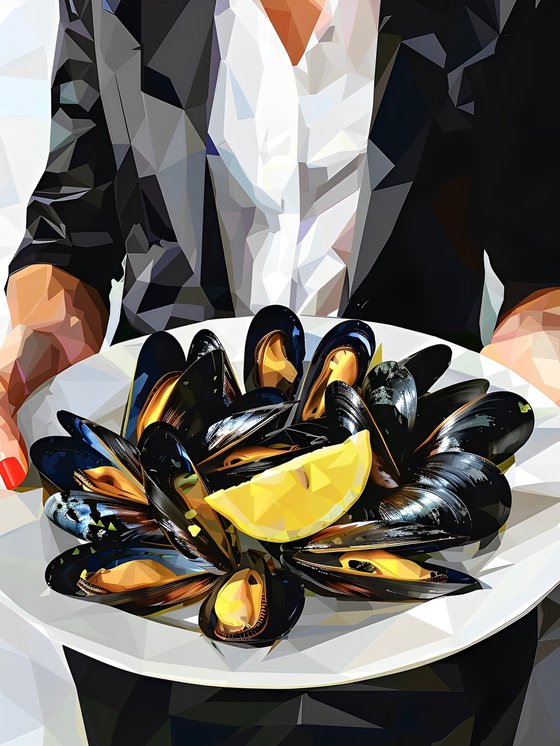 DINNER WITH MUSSELS IS READY
