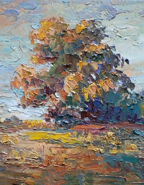 Autumn sketch by Liubov Ponomarova