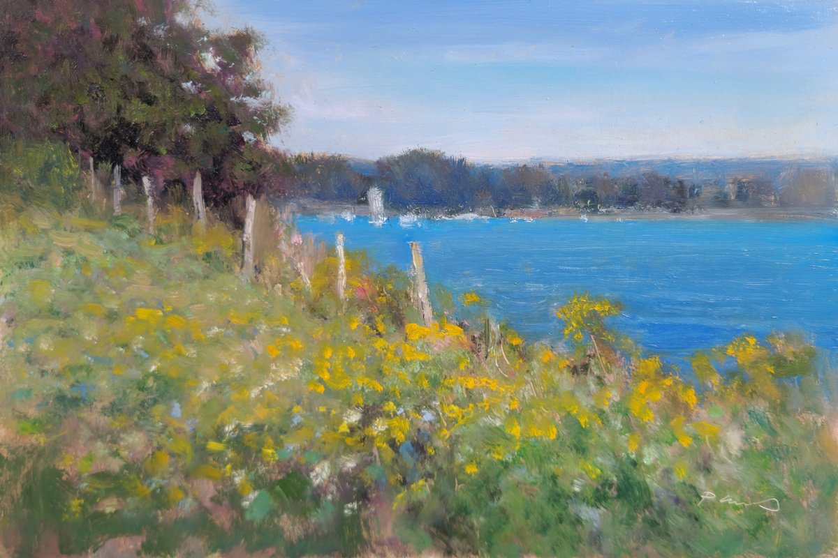 Mediterranean Sea By Pascal Giroud, 12 X 8, Artwork For Sale On Artfinder