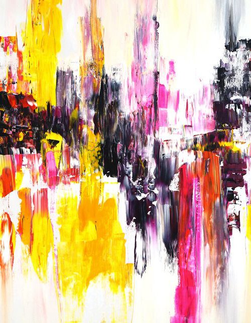 Yellow And Pink L 1 by Peter Nottrott
