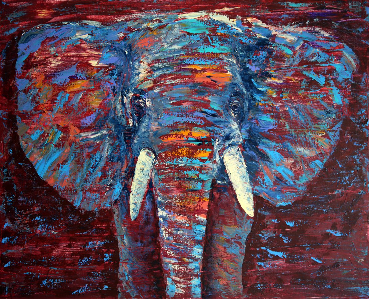 Elephant by Denis Kuvayev