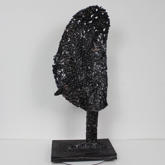 Metal Face Sculpture “Le Blond”