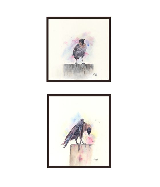 Crows Diptych
