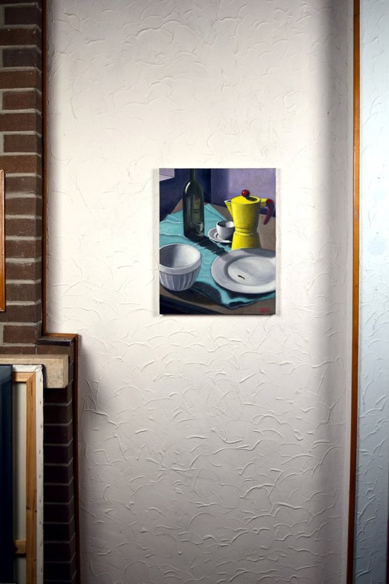 Still Life After Eating Fruit