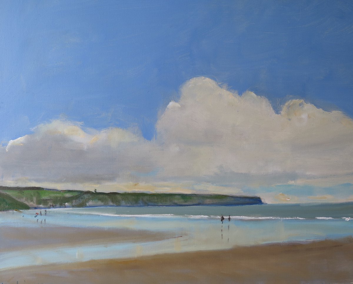 Whitby Beach, July 12 by Malcolm Ludvigsen