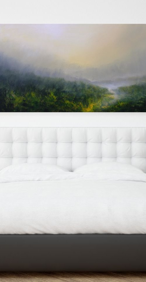 " At the Gates of Valhalla " Large painting... SPECIAL PRICE!!! by Ivan  Grozdanovski