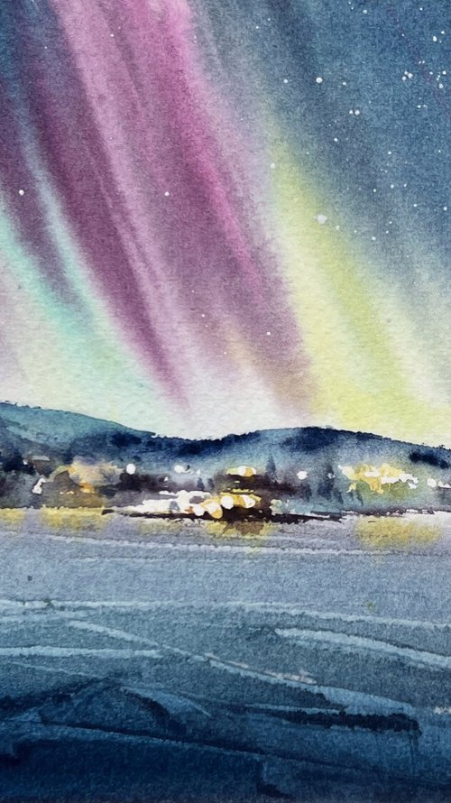 Northern lights #6 by Eugenia Gorbacheva