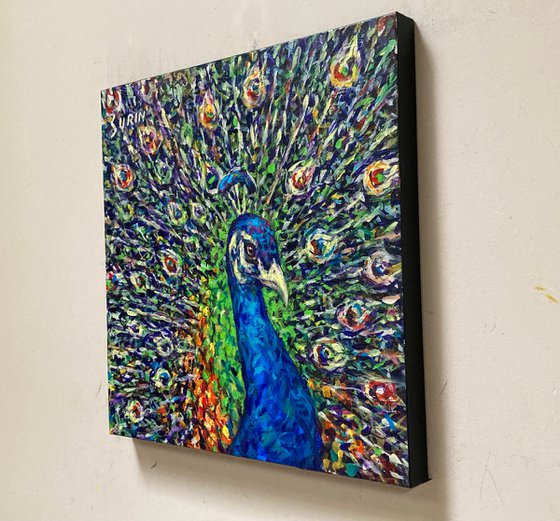 Peacock Magnificent, Peacock painting